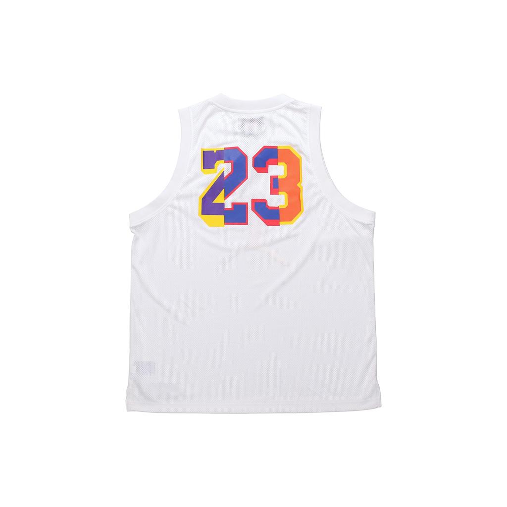 Jordan Rainbow Big Logo Basketball Jersey Sleeveless Vest Men Tops White AV0047-100
