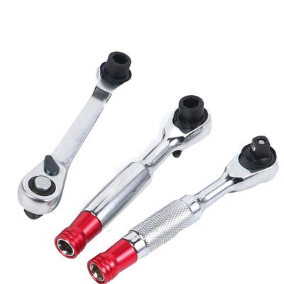 Small Torque Ratchet Wrench 85mm/100mm Socket Wrenches Repair Tool For Bike Hand Tool Wrench Torque Ratchet Wrench