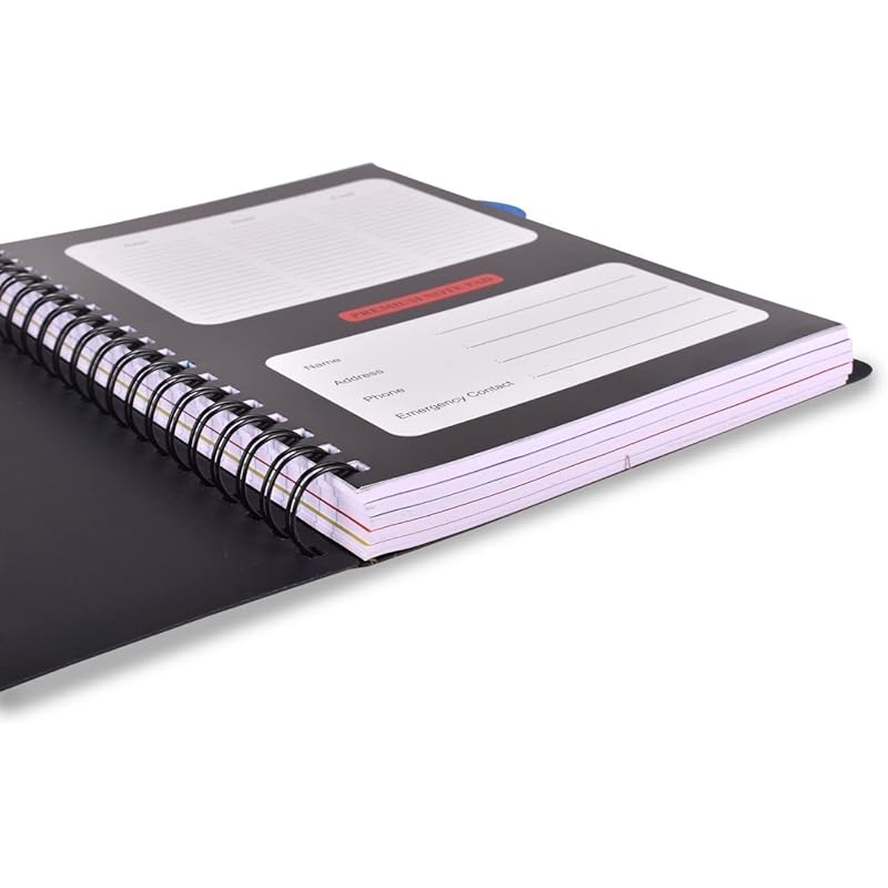 

Variety Canvas DIARY A4 Notebook SINGLE LINE 300 Pages 4 чёрный