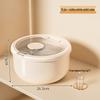 Rotatable Household Rice and Grain Storage Box: Insect & Moisture-Proof, Sealed, Compartmented Bucket