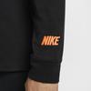 Nike Logo Outdoor Casual Crew Neck Long Sleeve T-Shirt Men Tops Black HF6198-010