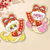 2025 New Year Chinese Door Stickers Chinese Ornaments Spring Festival Supplies  Men/Women