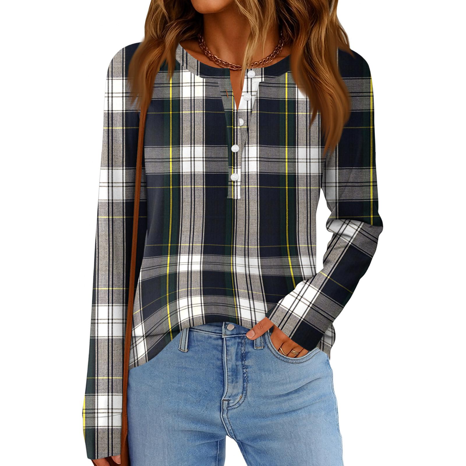 

Женская мода Свободный топ с длинным рукавом и круглым вырезом в повседневном стиле L чёрный