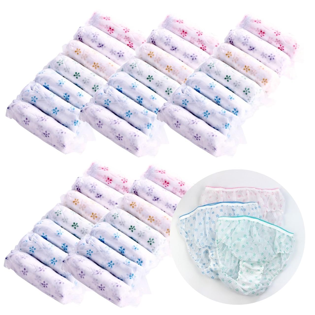 

Disposable Set of Disposable Individually Paper For For Care [RERACO] Pants, 35, Women s, Underwear, Wrapped, Pants, Women, Adults, Travel,