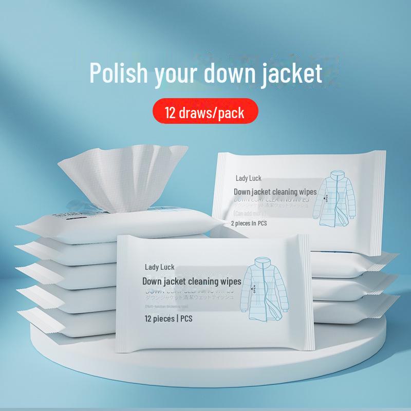 

Салфетки для чистки пуховиков Lucky Goddess - семейная упаковка из 80 шт. для дезинфекции без воды