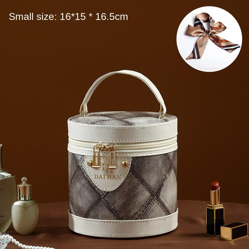 Maillard Color Bucket Bag Kosmetické pouzdro Velkokapacitní kosmetická taška na suvenýry Multifunkční voděodolná přenosná