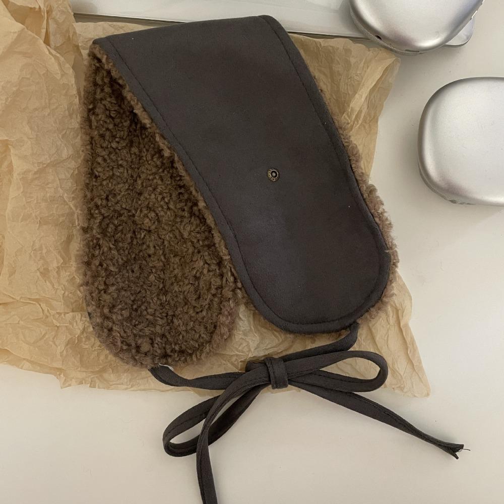 Lambswool/Chamois Plush Earmuffs Winter Warm Ear Cover High-quality Fluffy Earplugs