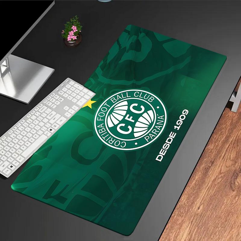 Coritiba Football Club Emblem mouse pad, rubber base, esports desk mat, mouse pad for gamers and office use, gaming desk , easy to clean mat