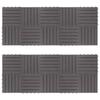 Day and Night - Day and Night Terrace Tiles 20 Pcs Solid Gray Acacia Wood 30x30 Cm