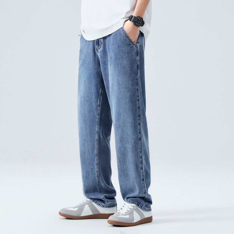 Fashion Brand Foreign Trade Withdraw from Cupboard Summer Lyocell Jeans