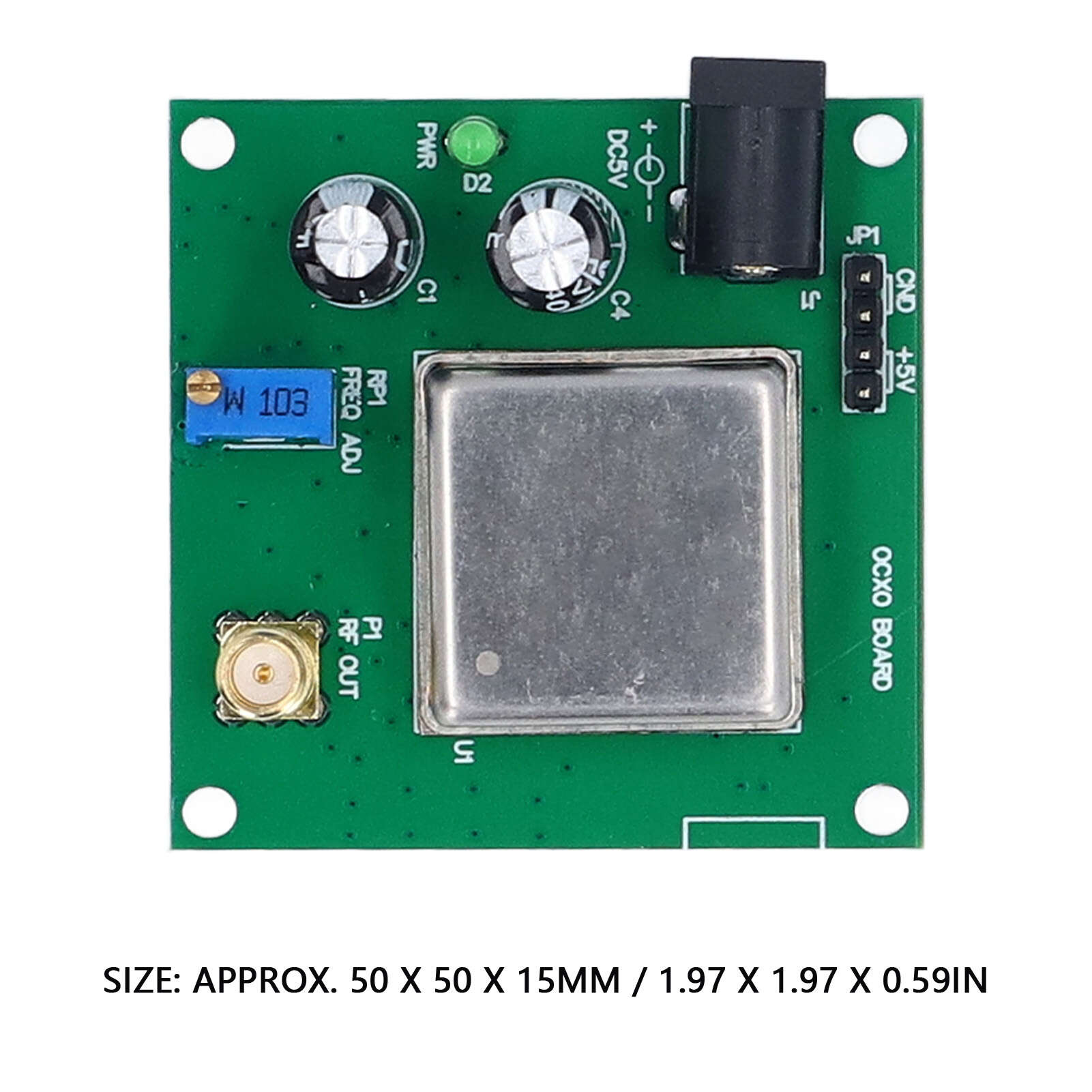 

OCXO Board 10MHz Constant Temperature Crystal Oscillator PCB Module Sine Wave Output