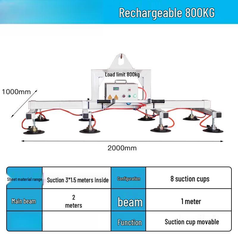 Jinggong Electric Vacuum Suction Cup Lifter CN plug (adapter included)