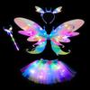 Forest Elf Princess Luminous Wings Toy - Angelic Fairy Decoration for Kids