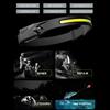 Rechargeable Silicone LED Smart Sensor Headlamp for Night Fishing and Running