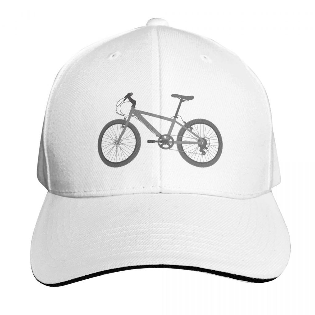 Bicycle (Greyscale) Baseball Cap Custom Hat Unisex Hat Trucker Cap Cosplay For Women Unisexs