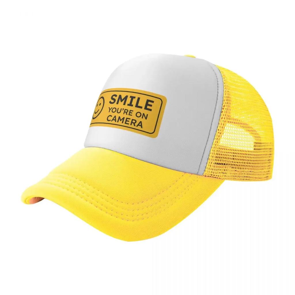 Smile Youre On Camera Baseball Cap New Hat Golf Wear Funny Hats Unisex Caps Women's
