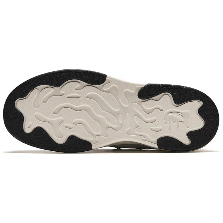 Anta Seaweed Height Increasing Lightweight Height Increasing Lightweight Low Top Skateboard Shoes Men's White Gray 912428011-1