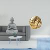 Yarn Ball Buddha Sculpture Unique Monkey Figure And Knot Ornament for Artistic Hotel Room Decor