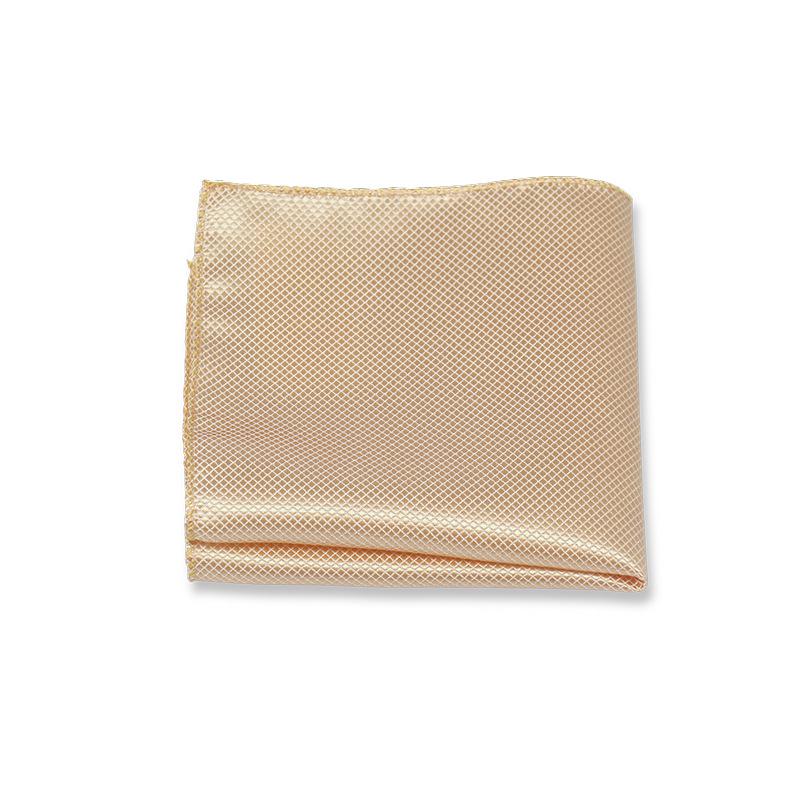 Gestreifte Einstecktuch für Herren - Anzugzubehör aus Polyester-Baumwolle, Taschentuch, Retro-Stil