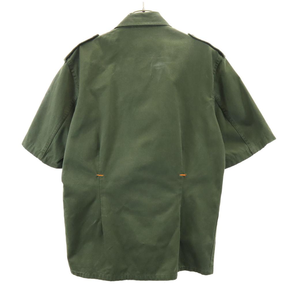 MICHIELSENS 80s vintage Short sleeve Belgian Military Shirt jacket 36 Men's Used