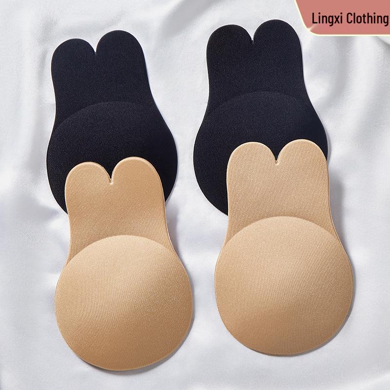 European & American Bunny Ears Breathable Push-Up Strapless Lightweight Nipple Covers