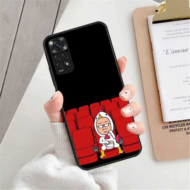 Śmieszne etui z kreskówkową postacią online dla Xiaomi Redmi 9 10 9C 10A 10C Pokrowiec dla Redmi Note 7 8 9 10 11 Pro 8T 9S 10S 11S