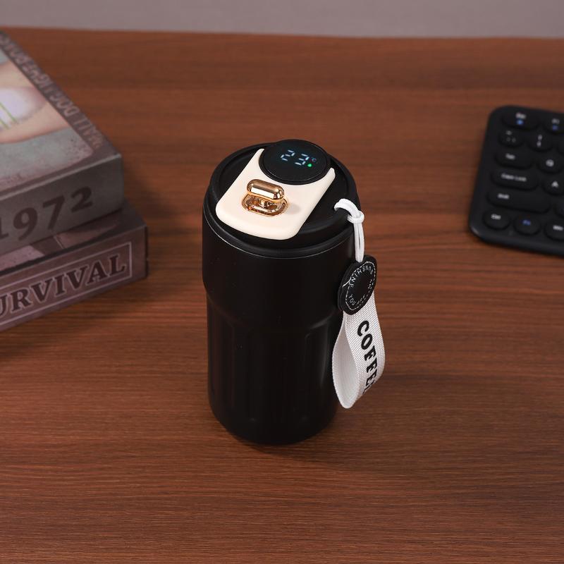 Hochwertiger Becher Heiß- und Kalt-Vakuumisolierter Becher Edelstahlbecher Tragbarer Wasserbecher