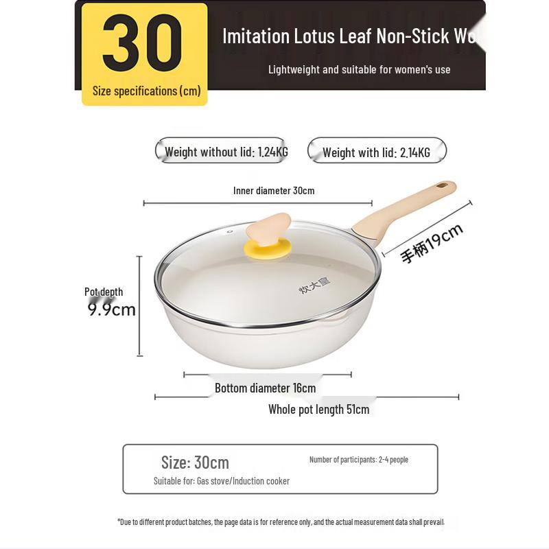 Chuudahuang Non-Stick Stir-Fry Pan