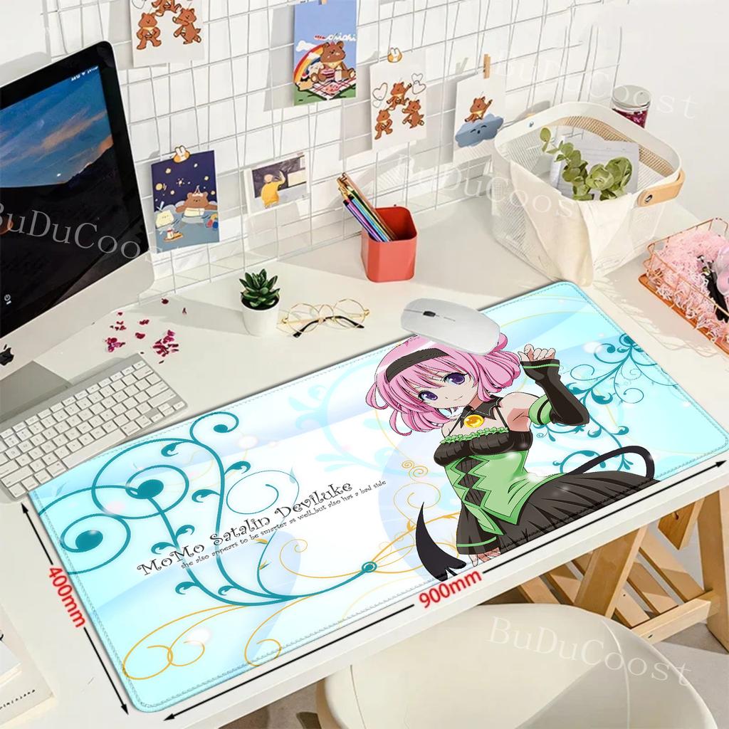 To Love Ru Momo Belia Deviluke Gaming Mousepad Large Mouse Pad Gamer Mouse Mat Computer Rubber Mause Pad Keyboard Desk Play Mats