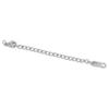 Elegant Tail Chain Extender 5cm Stainless Steel Tail Chain for Necklace Extensions Bracelet Lengthener Chain