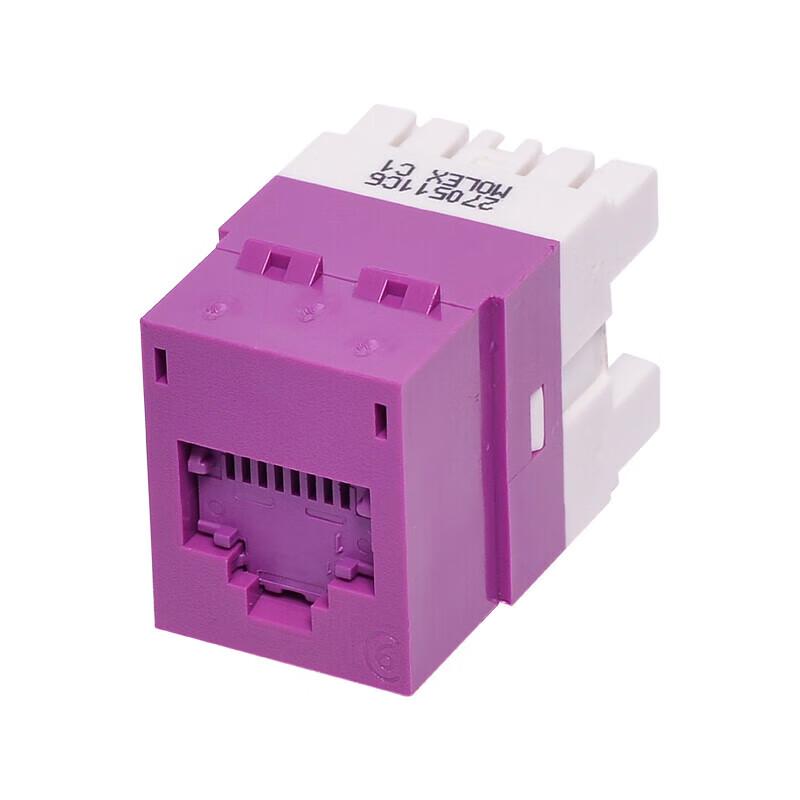 

Molex Cat6 Unshielded Keystone Jack with Dust Cover