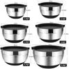 1Pcs Mixing Bowls with Lids and Non Slip Bases Stainless Steel Mixing Bowls Set for Baking Nesting Storage Bowls