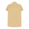 Damen Freizeit Locker Sitzend Kurzarm Knopf V-Ausschnitt Blumenmuster Bluse Top Leicht Atmungsaktiv Sommerhemd