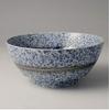 Arita Ware Ceramic Kiln [Ultimate Ramen Bowl] Blue Blossom Platinum Band Diameter Approximately 18 X Height 8cm Ramen Bowl Bowl Ceramic Dishwasher