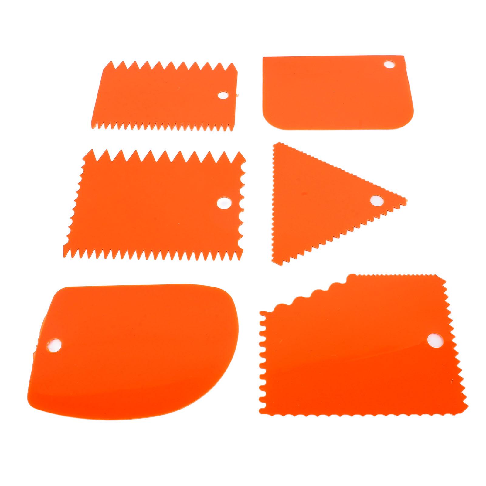 

Набор из 6 пластиковых скребков для глины, инструмент для лепки мягкой глины, резки теста, гончарное изделие с подвесным отверстием