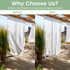 4Pcs Rust Proof Curtain Weights Clips Stainless Steel Tablecloth Weights  Outdoor Activities