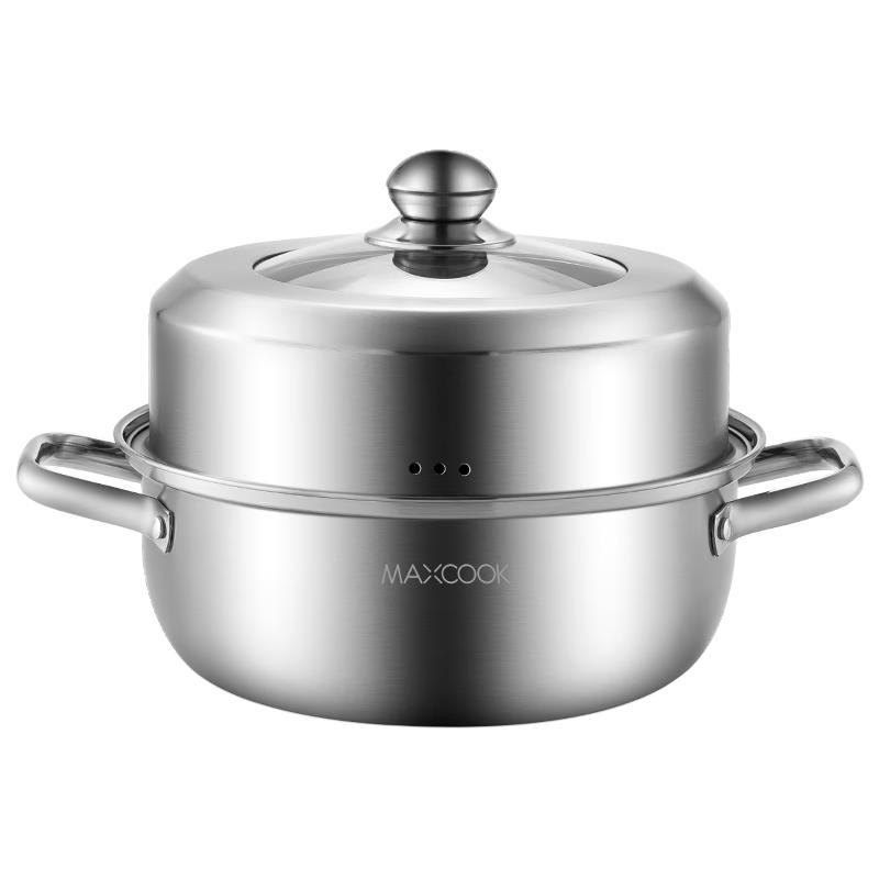 MAXCOOK 30CM Multi-functional Stainless Steel Steamer