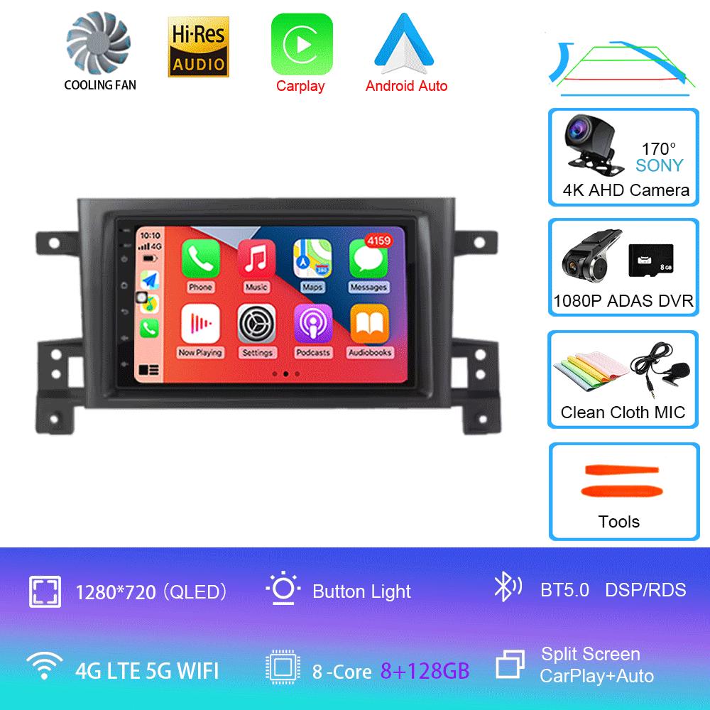 7inch Android 14 For Suzuki Grand Vitara 3 2005 - 2015 2 Din Car Radio Stereo Multimedia Video Player GPS Navigaion Carplay Auto