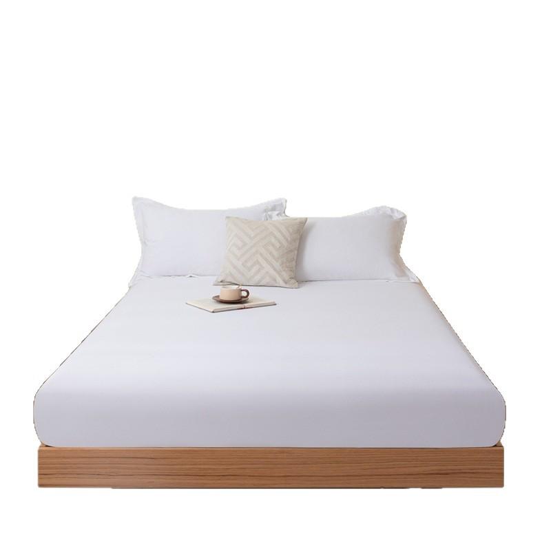 Customized washed cotton mattress single-piece single-layer bedspread all-inclusive dustproof solid color mattress protective cover bed cover