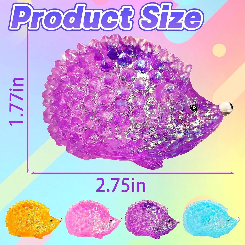Igel Zucker Squishy Stressbälle Kawaii Squishy Spielzeug für Kinder Sensorische Quetschspielzeuge Osterkorb Füllung Mitgebsel