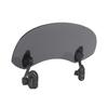 Motorcycle Wind Deflector With Adjustable Angle Windshield Extension Spoiler For Street Cruisers And Retro Bikes