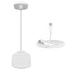 AD23-Dimmable LED Desk Lamp With Wireless Charger, Wireless Charging Desk Light Flexible Rotation Press Control Night Light