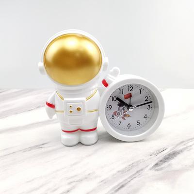Creative Children's Alarm Clock Cartoon Student Clock Astronaut Model Alarm Clock Cute Astronaut Jump Seconds