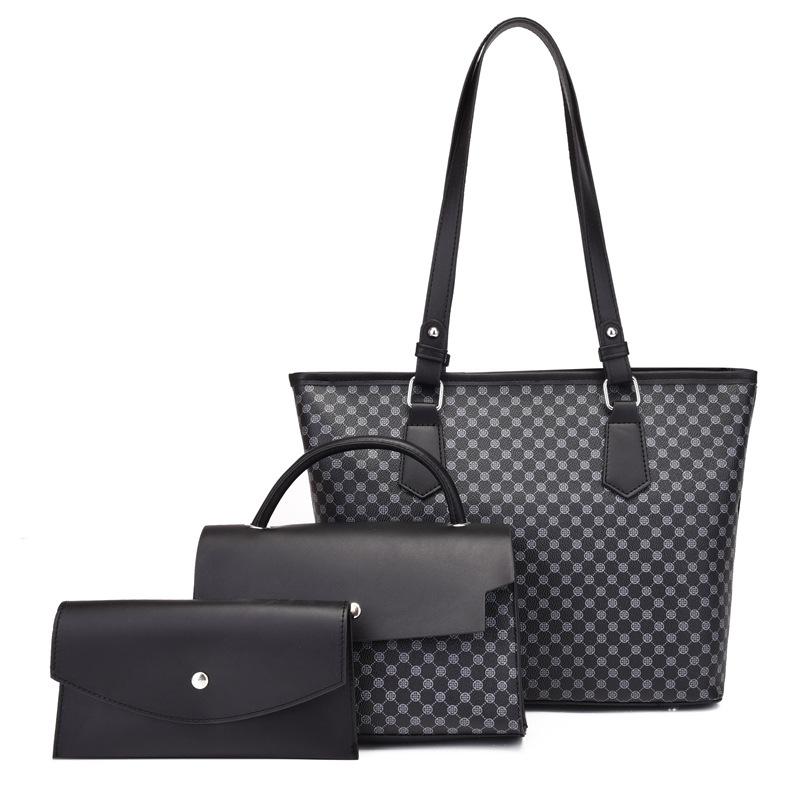 Versatile New Retro Printed Bag Women's Large-capacity Shoulder Underarm Bag Commuter Bag Handbag Student Bag