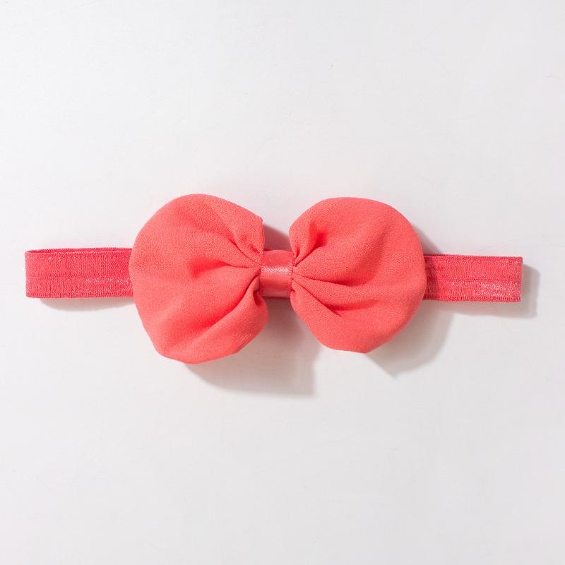 Children's headband hair accessories, chiffon bow elastic headband, newborn baby headband flower headscarf