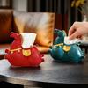 Figure Model Horse Year Tissue Box Doll Toy Zodiac Horse Model Toy  New Year Gift