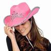 Pink Top Hat Crown Western Cowboy Hat Halloween Feather Edge Carnival Party Hat