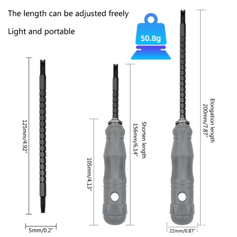 13-in-1/17-in-1 Screwdriver Set Precision Cross Screwdriver Head Double-Head Multi-Function Kit Repair Hand Tool