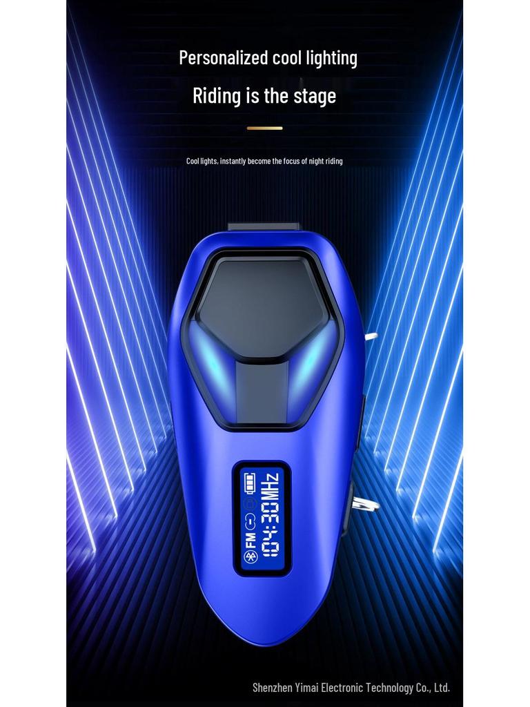 Auricolare Bluetooth per Casco Transfrontaliero: Interfono, Radio FM, Microfono Morbido/Rigido, Impermeabile, Lunga Durata della Batteria