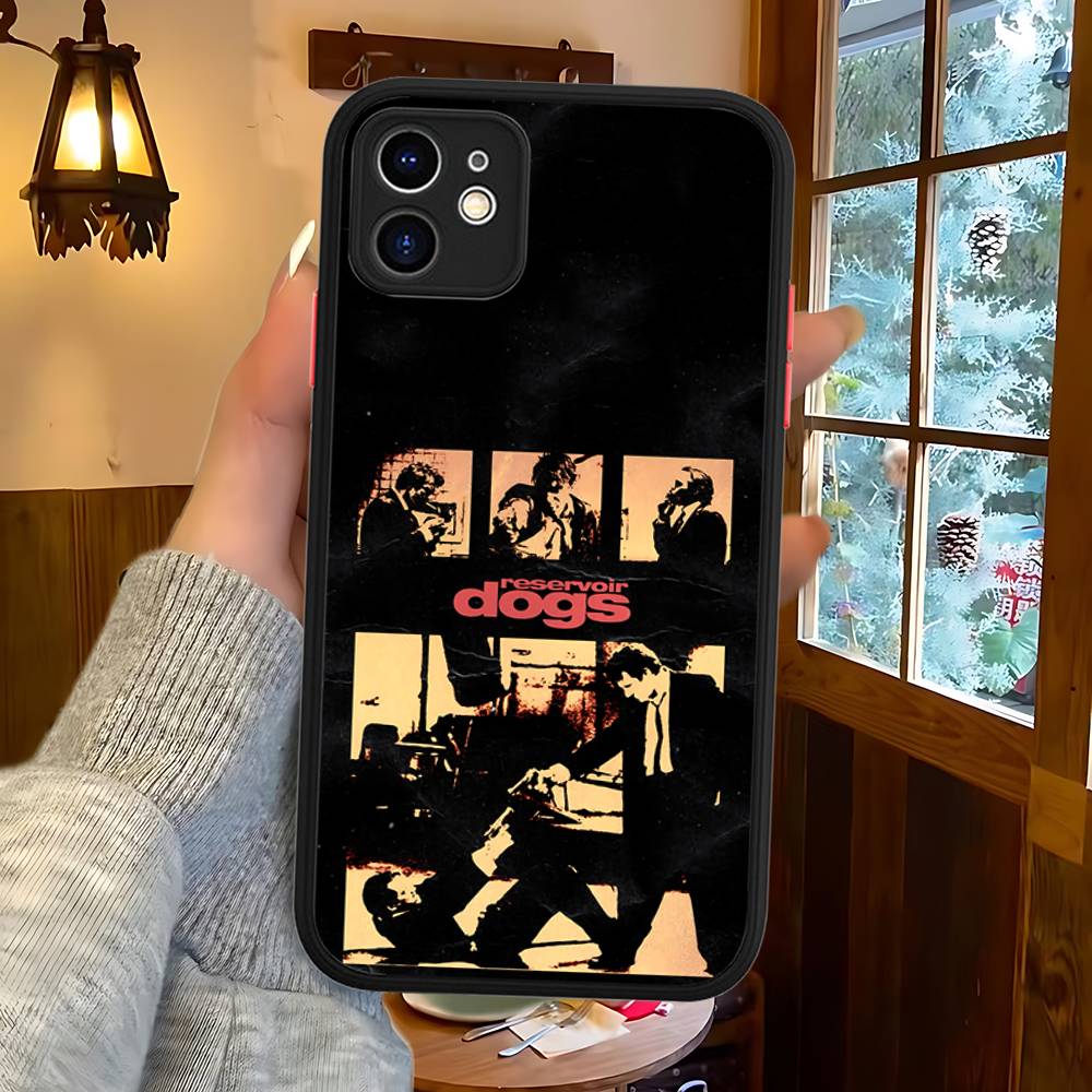 

Crime Movie Reservoir-Dog For IPhone 16 15 14 13 12 11 Pro Max X XS MAX Plus Translucent Black Phone Cover iphone 11pro